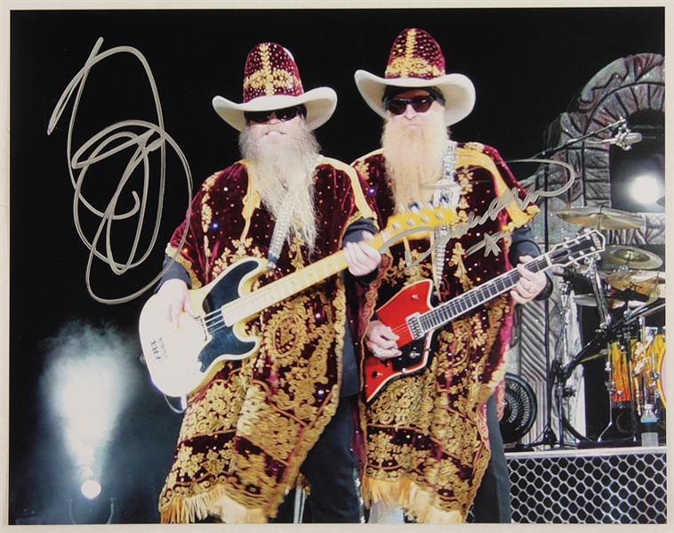 ZZ Top Signed 11 x 14 Photograph