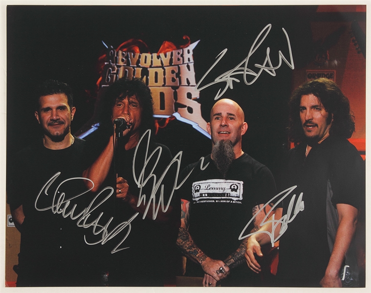 Anthrax Signed 11 x 14 Photograph