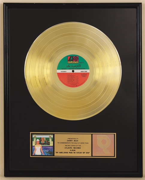 Stone Temple Pilots "Tiny Music…Songs From The Vatican Gift Shop" Original RIAA Gold Album Award