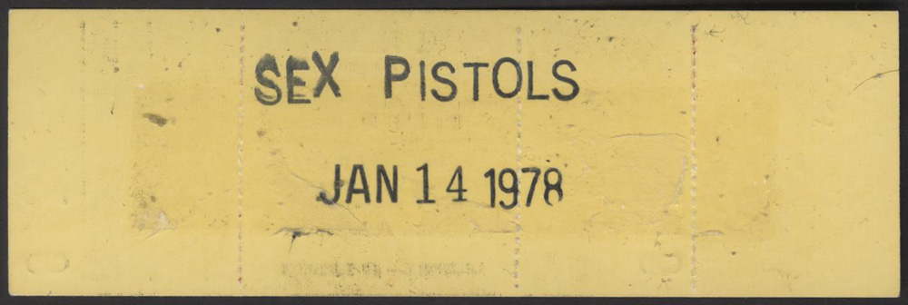 Lot Detail Sex Pistols Original 1978 Winterland Concert Ticket Free Download Nude Photo Gallery