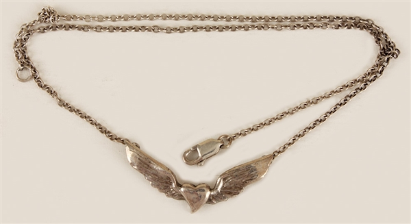 Stevie Nicks "Wild Heart" Silver Necklace