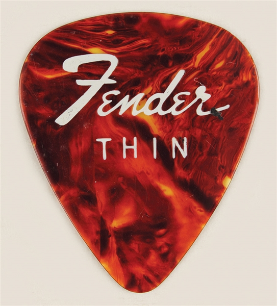 Jimi Hendrix Stage Used Fender Guitar Pick