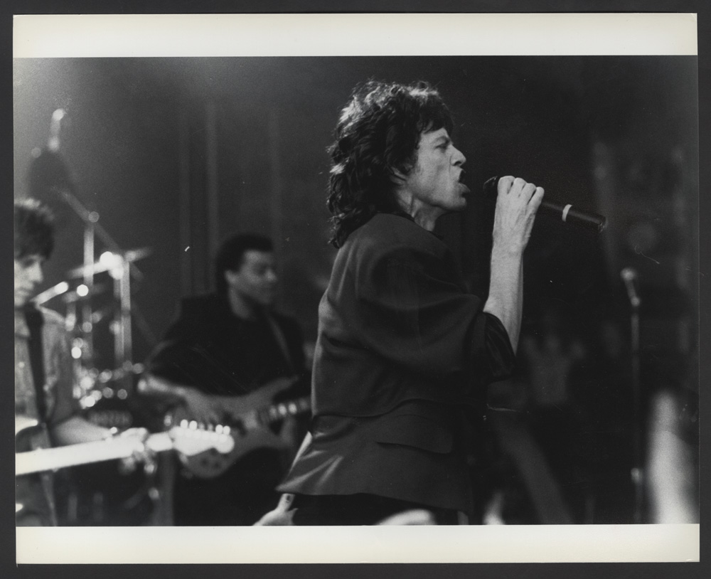 Lot Detail - Mick Jagger Original Vinnie Zuffante Photograph