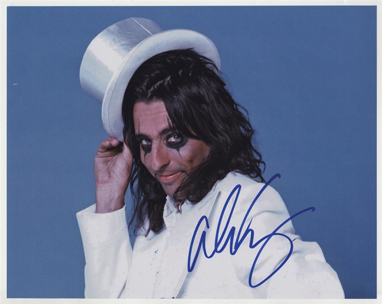 Alice Cooper Signed 11 x 14 Photograph