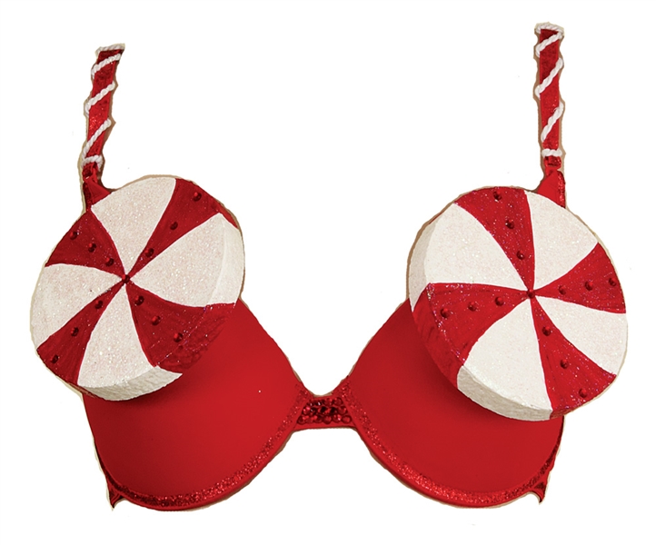 Katy Perry "California Gurls" Promotion Worn Red Peppermint Bra