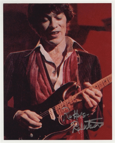 The Band Robbie Robertson Signed Photograph