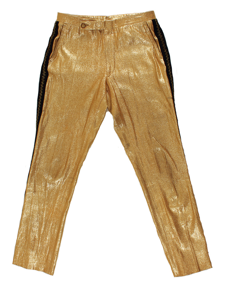 golden pants for ladies