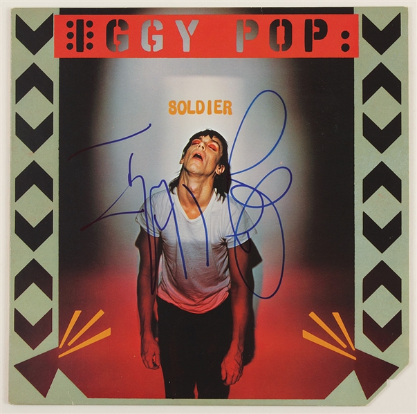 Iggy Pop Signed "Soldier" Album