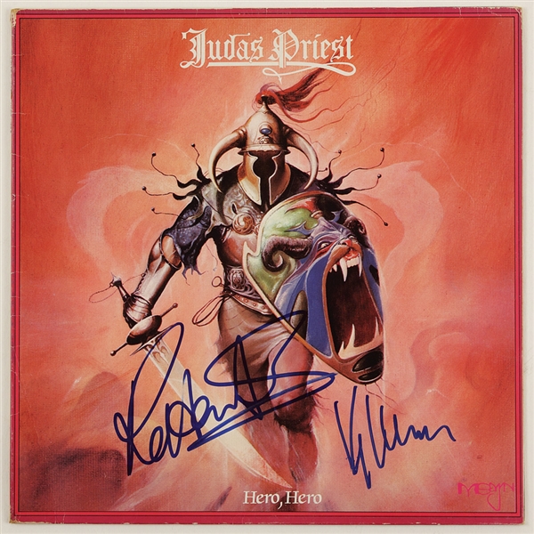 Judas Priest Signed "Hero, Hero" Album