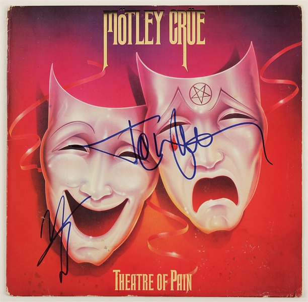 Motley Crue Signed "Theatre of Pain" Album