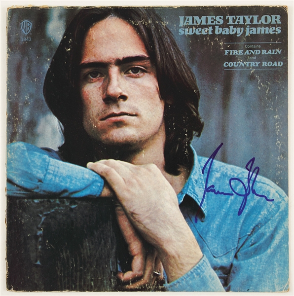 James Taylor Signed "Sweet Baby James" Album