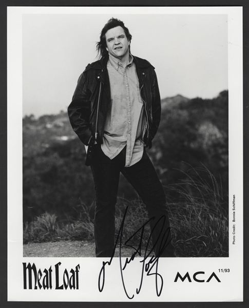 Meat Loaf Signed Photograph