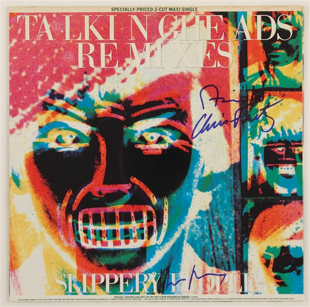 Talking Heads Signed "Remixes" Album