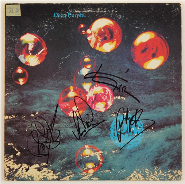 Deep Purple Signed "Who Do We Think We Are" Album 