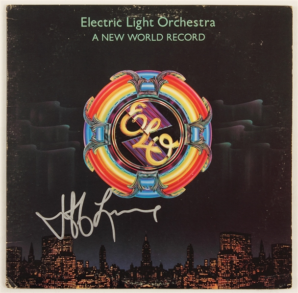 Electric Light Orchestra Jeff Lynne Signed "A New World Record" Album 