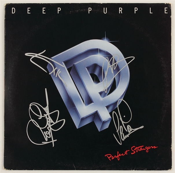 Deep Purple Signed "Perfect Strangers" Album