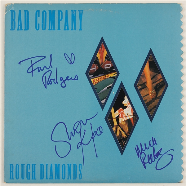 Bad Company Signed "Rough Diamonds" Album