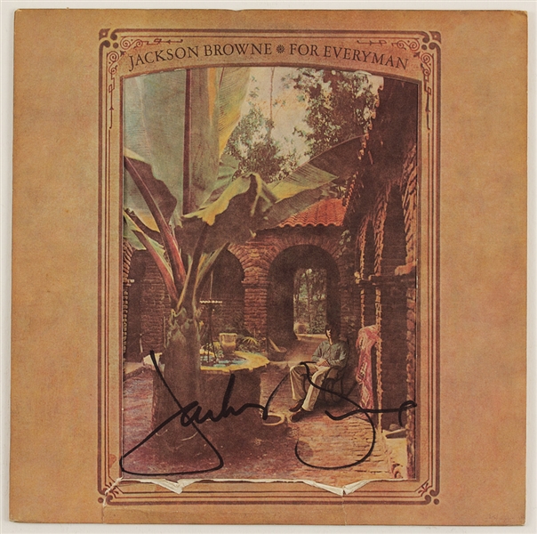 Jackson Brown Signed "For Everyman" Album