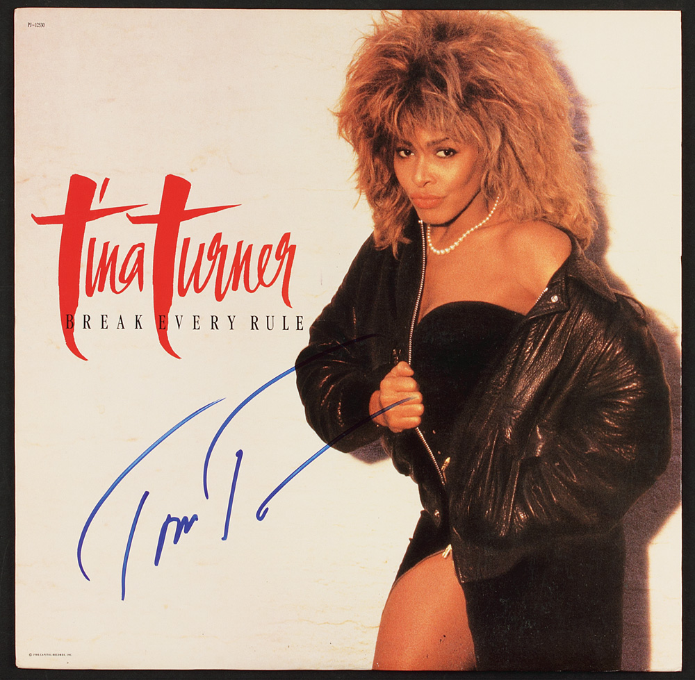 Lot Detail - Tina Turner Signed 