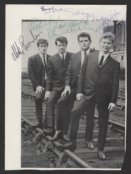 The Searchers Signed Original Concert Program Page