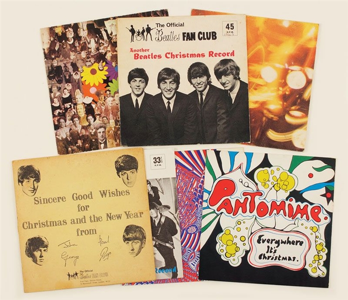 Beatles Original Christmas Flexi Discs