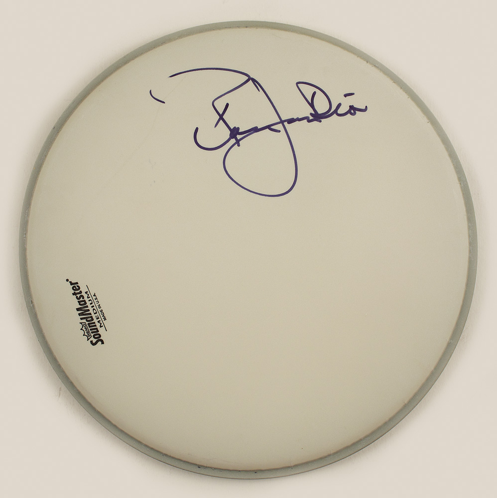 Lot Detail - Ronnie James Dio Signed Drumhead