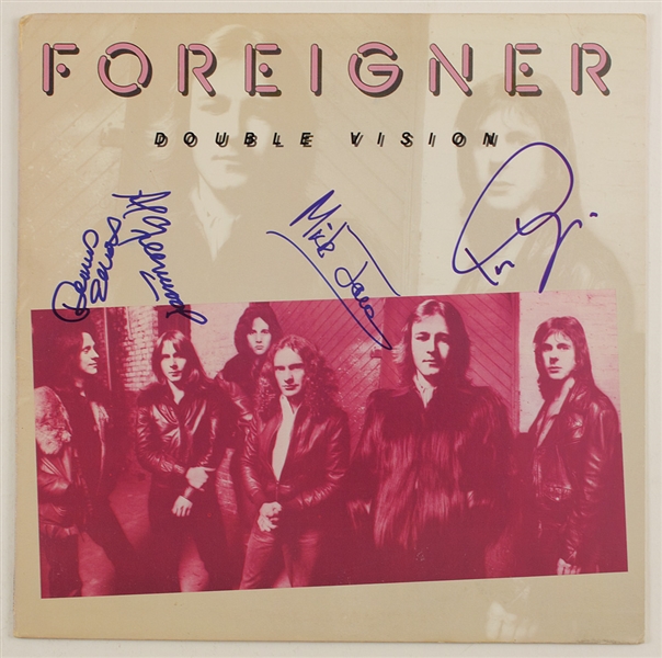 Foreigner Signed "Double Vision" Album