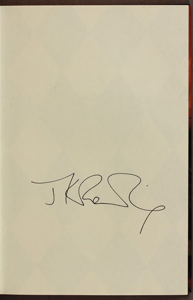 J.K Rowling Signed “Harry Potter and the Sorcerer’s Stone” First Book Club Printing