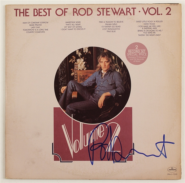 Rod Stewart Signed "Best of…Vol. 2" Album