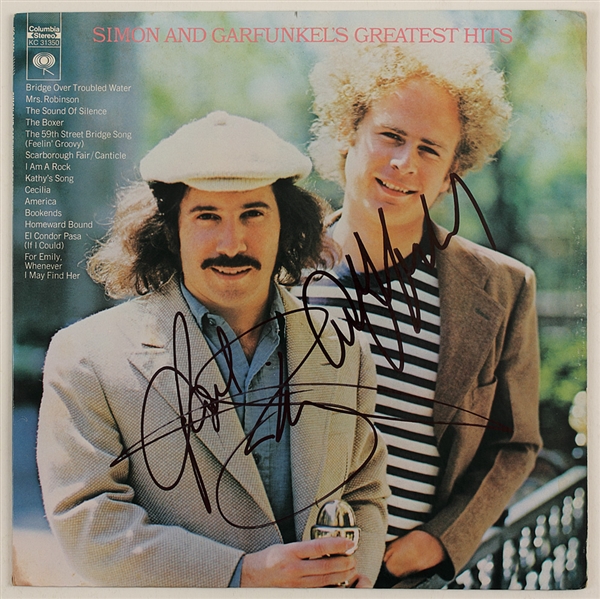 Paul Simon & Art Garfunkel Signed "Greatest Hits" Album