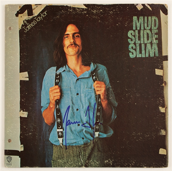 James Taylor Signed "Mud Slide Slim" Album