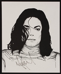 Michael Jackson Autographed Original Lithograph