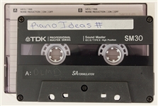 Michael Jacksons Personal Piano Ideas Cassette Tape Recording