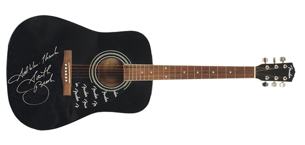 Garth Brooks Owned, Played and Signed Fender Acoustic Guitar