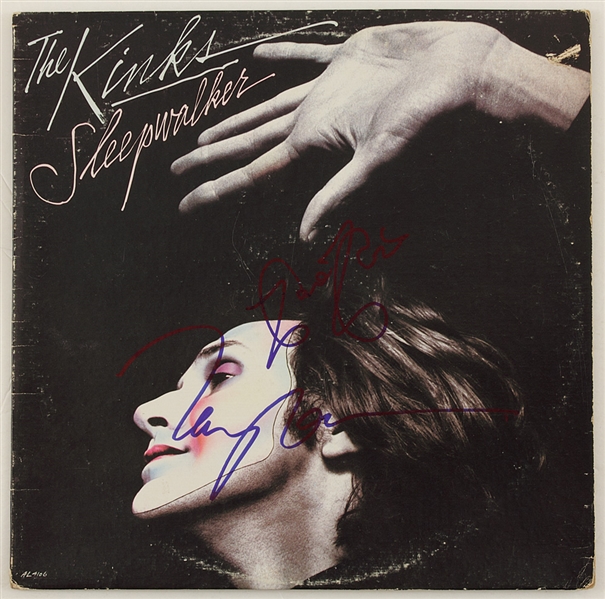 The Kinks Signed "Sleepwalker" Album