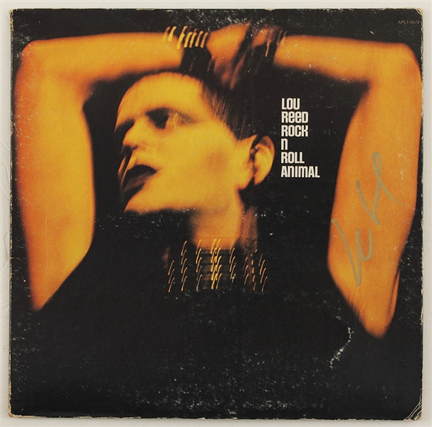 Lou Reed Signed "Rock N Roll Animal" Album