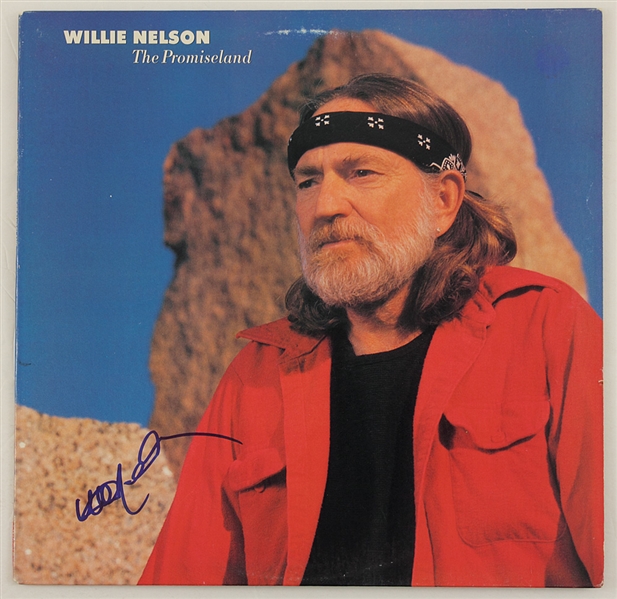 Willie Nelson Signed "The Promiseland" Album