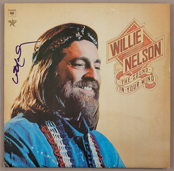 Willie Nelson Signed "The Sound In Your Mind" Album