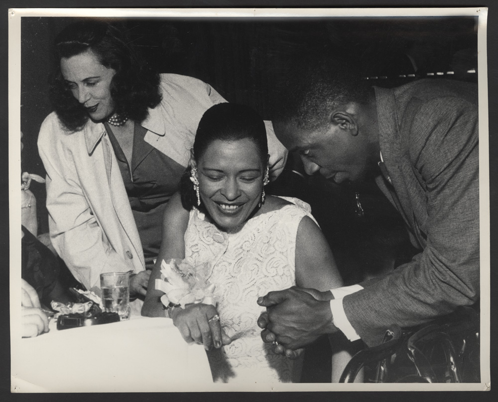 Lot Detail - Billie Holiday Original Quackenbush Stamped Photograph