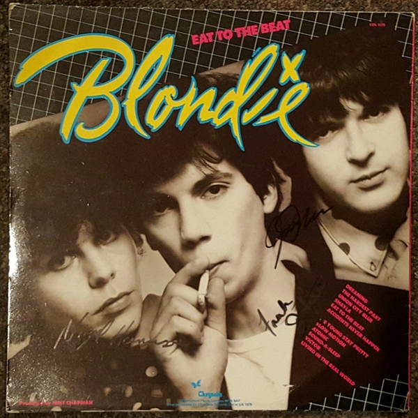 Lot Detail Blondie Signed Eat To The Beat Album