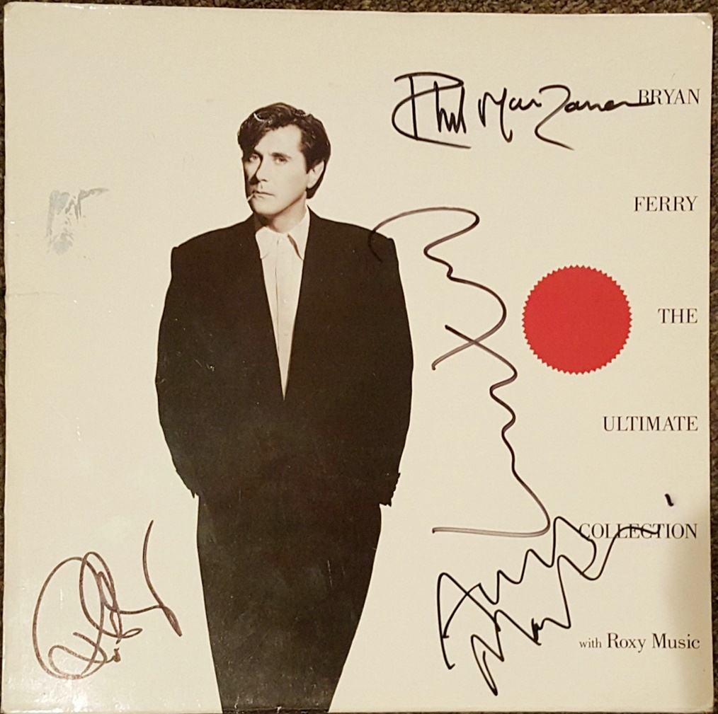 Lot Detail Brian Ferry And Roxy Music Signed Brian Ferry The Ultimate Collection Album 4849