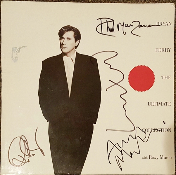 Brian Ferry and Roxy Music Signed "Brian Ferry The Ultimate Collection" Album