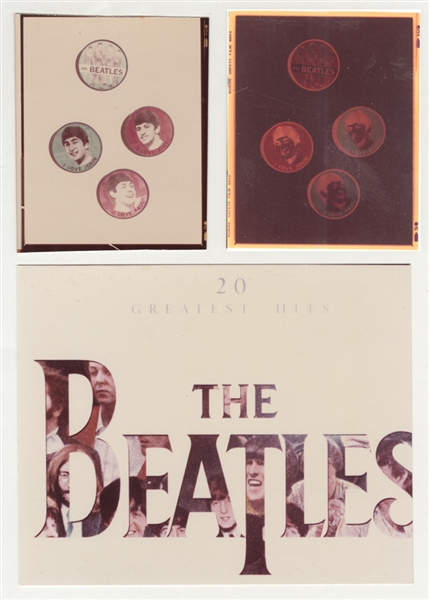 Beatles "20 Greatest Hits" Original C.D. Production Used Artwork