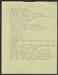 Madonna Handwritten Song Lyrics