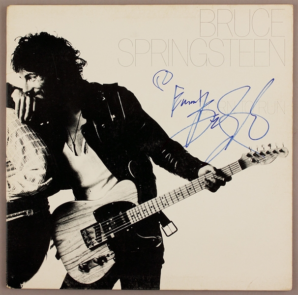 Bruce Springsteen Signed & Inscribed "Born To Run" Album