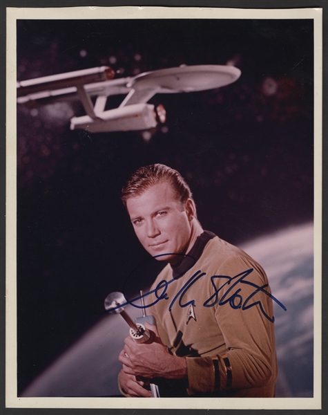 William Shatner Signed Star Trek "Captain Kirk" Photograph