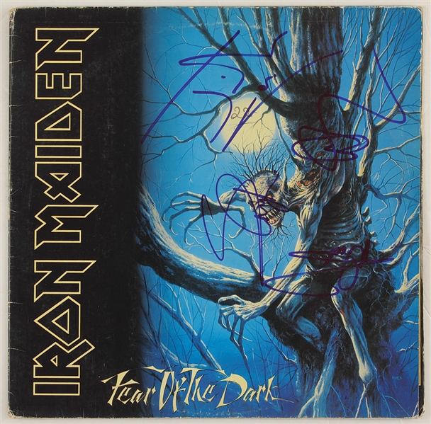 Iron Maiden Signed "Fear of the Dark" Album
