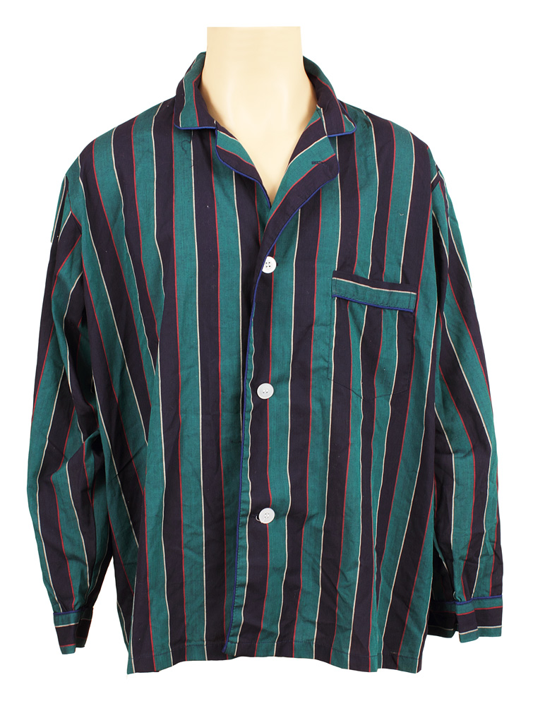 Lot Detail - Michael Jackson Owned and Worn Pajama Top