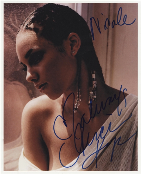 Alicia Keys Signed & Inscribed 8 x 10 Photograph 