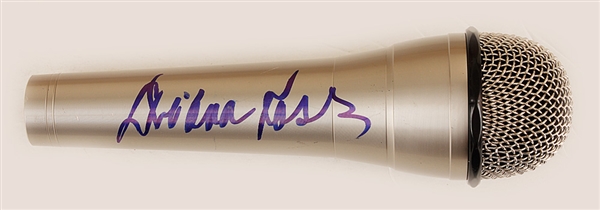 Diana Ross Signed Microphone